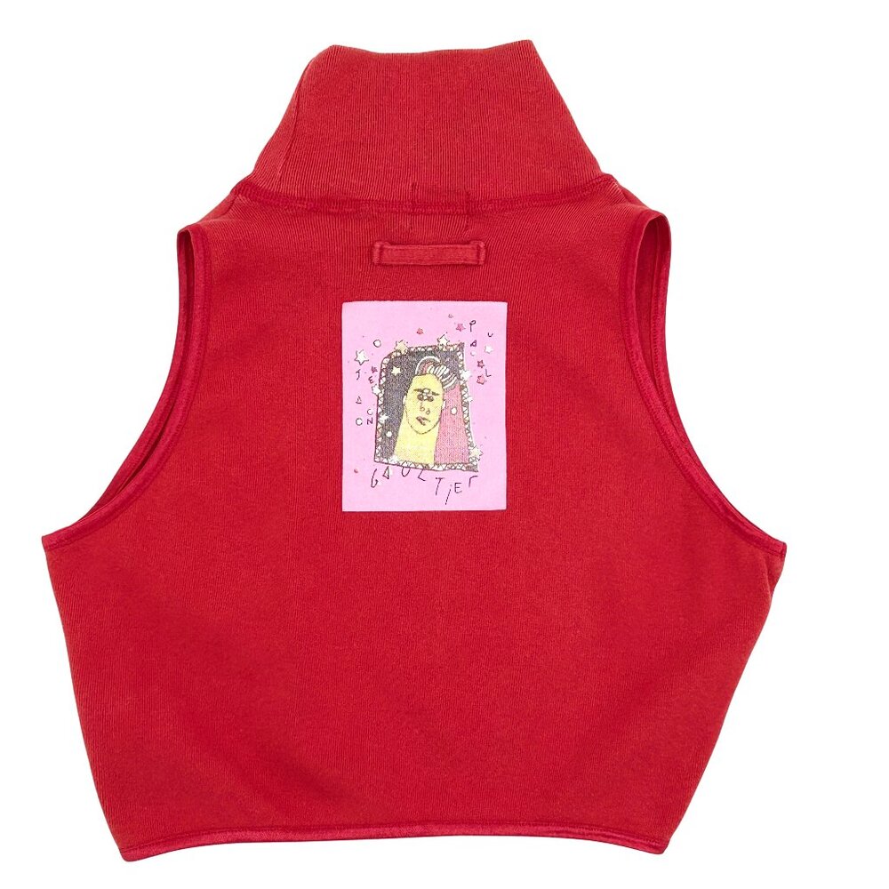 Jean Paul Gaultier Femme Cropped Top Red 40